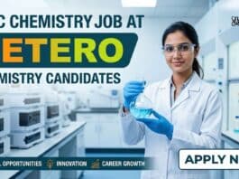MSc Chemistry Job at Hetero | Chemistry Candidates | Apply Now 
