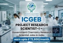 Chemistry research scientist job at ICGEB | Government Vacancy