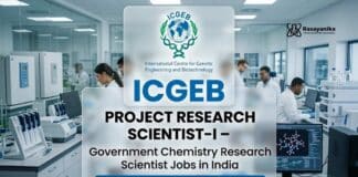 Chemistry research scientist job at ICGEB | Government Vacancy