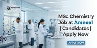 Amneal Hiring Executive – Method Development for Inhalation Products | MSc Chemistry Jobs MSc Chemistry Job at Amneal | Candidates Apply for the Role