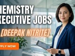 Chemistry Executive Jobs at Deepak Nitrite | Candidates Apply