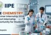 Chemistry Summer Internship at IIPE | Candidates Apply Now