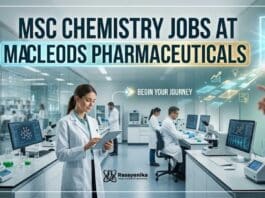 MSc Chemistry Jobs at Macleods Pharmaceuticals | Apply Now