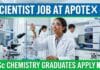 Research Scientist Job at Apotex | Chemistry Graduates Apply Now for Bioanalytical Role Scientist Job at Apotex | BSc Chemistry Graduates Apply Now