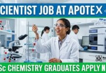 Research Scientist Job at Apotex | Chemistry Graduates Apply Now for Bioanalytical Role Scientist Job at Apotex | BSc Chemistry Graduates Apply Now