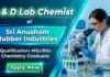 R&D Lab Chemist Job at Sri Anusham Rubber Industries | Chemistry Graduates Apply Now