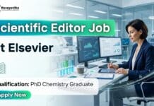 Elsevier Hiring Scientific Editor Role | Chemistry Graduates Apply Now Scientific Editor Job at Elsevier | PhD Chemistry Graduates Apply Now