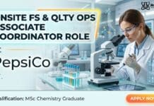 Quality Control Job | MSc Chemistry Job PepsiCo