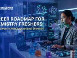 Discover the Career Roadmap for Chemistry Freshers: Start a Career in AI & Computational Chemistry. A Beginner-Friendly eBook.