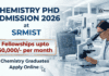 SRM Recruitment opens PhD Admission 2026 with fellowship benefits