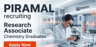 Piramal Jobs Hiring Research Associate | Chemistry Jobs Apply Now