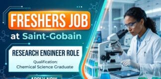 MSc Chemistry Freshers Job at Saint-Gobain | Apply Now for Research Engineer Role
