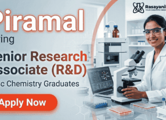 MSc Chemistry Job at Piramal Career | Research Associate jobs | Apply Now MSc Chemistry Job at Piramal Career Research Associate jobs R&D role