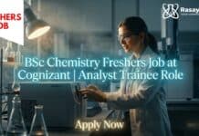Cognizant Hiring Analyst Trainee | Chemistry Fresher Jobs 2026 BSc Chemistry Freshers Job at Cognizant | Apply Now for Analyst Trainee Role