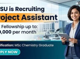 MSc Chemistry Government Job at NFSU | Apply for Project Assistant Role