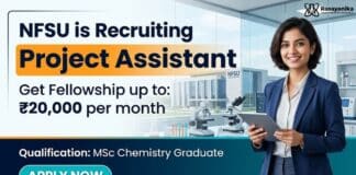 MSc Chemistry Government Job at NFSU | Apply for Project Assistant Role