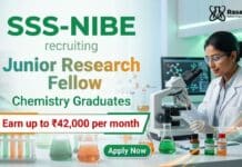 Government Job for Chemistry Graduates at SSS-NIBE | Apply Now for JRF Job
