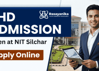 PhD Admission 2026 Open at NIT Silchar | PhD Program Across Departments | Apply Online PhD Admission NIT Silchar PhD Admission PhD Program 2026 research admission India institute