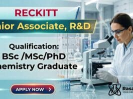 Chemical R&D Jobs at Reckitt | Chemical Science Graduates Apply Now