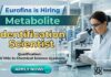 MSc Chemistry Job at Eurofins | Apply Now for Metabolite Identification Scientist Role