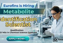 MSc Chemistry Job at Eurofins | Apply Now for Metabolite Identification Scientist Role