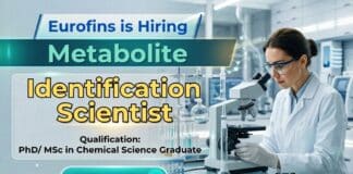 MSc Chemistry Job at Eurofins | Apply Now for Metabolite Identification Scientist Role