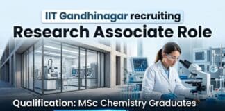 PhD Chemistry Job IIT Gandhinagar | Apply Now for Research Associate Role