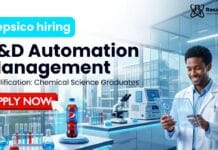 PepsiCo is Hiring BSc Chemistry Graduates for R&D Specification Management Role R&D Jobs at PepsiCo | BSc Chemistry Graduates Apply Now