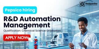 R&D Jobs at PepsiCo | BSc Chemistry Graduates Apply Now