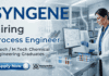 Chemical engineering jobs at Syngene careers | Process Engineer job Apply Now Advance your future with Chemical engineering jobs at Syngene careers through this Process Engineer job