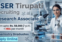Research Associate Job under IISER Tirupati Recruitment – Advance your career in Chemistry Research Jobs in nanoscience research.
