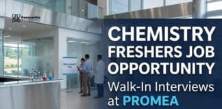 Chemistry Freshers Job at Promea | Attend the Walk-in Interview