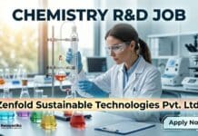 Chemistry R&D Job at Zenfold | Candidates Apply Now