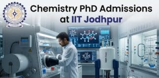 Chemistry PhD Admissions at IIT Jodhpur | Candidates Apply Now