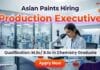 Asian Paints is Hiring MSc Chemistry Graduates | Apply Now for Production Executive Job MSc Chemistry Job at Asian Paints | Apply Now for Production Executive Jobs in Hyderabad