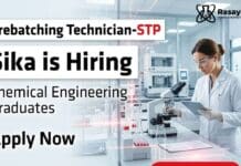 Sika Hiring Prebatching Technician | Chemical Engineering Graduates Apply Now Chemical Engineering Job at Sika | Apply Now for Prebatching Technician