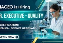 Diageo is hiring MSc Chemistry Graduates | Apply Now for Quality Assurance Role Quality Assurance Jobs at Diageo | MSc Chemistry Graduates Apply Now