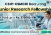 CSIR-CSMCRI is Recruiting JRF Role | MSc Chemistry Graduates Apply & Earn up to Rs. 37,000/- PM Chemistry Research Job at CSIR-CSMCRI | Apply Now for Project JRF Role