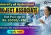 Chemistry Research Job at University of Hyderabad | Apply & Earn Up to Rs. 30000/- PM Project Associate Job at University of Hyderabad | MSc Chemistry Graduates Apply Now