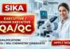 Sika is hiring QA/QC Senior Executive | Chemical Science Graduates Apply Now MSc Chemistry Job at Sika | Apply Now for QA/QC Senior Executive Role