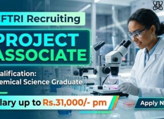 CFTRI is Recruiting Project Associate-I | Chemical Science Graduates Apply & Earn Up to Rs.31,000/- pm Project Associate Job at CFTRI | Chemical Science Graduates Apply Now