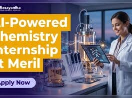 AI-Powered Chemistry Internship at Meril | Computational Drug Discovery Intern