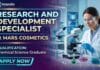 MSc Chemistry Job at MARS Cosmetics | Apply Now for R&D Executive Role