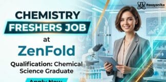 Walk-in Interview | MSc Chemistry Freshers Job at  Zenfold
