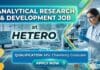 MSc Chemistry Job at Hetero |  Apply Now for R&D Jobs 