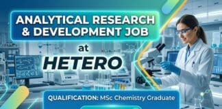 MSc Chemistry Job at Hetero |  Apply Now for R&D Jobs 