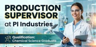 MSc Chemistry Job at PI Industries | Apply Now for Production Supervisor Role