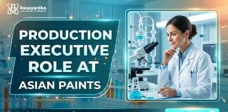MSc Chemistry Job at Asian Paints | Apply Now for Production Executive Job 