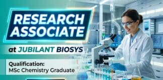 MSc Chemistry Job at Jubilant | Apply Now for Research Associate Job