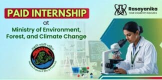 MoEF Internship | Government Summer Chemistry Internship 2026 